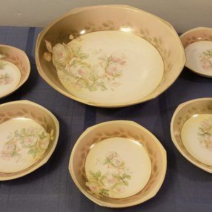 M Z Austria Porcelain Berry  Bowls Set